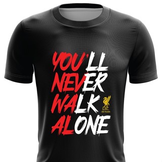 เสื้อยืด ลาย Liverpool FC แบบแห้งเร็ว XS - 7XL (YNWA 14)