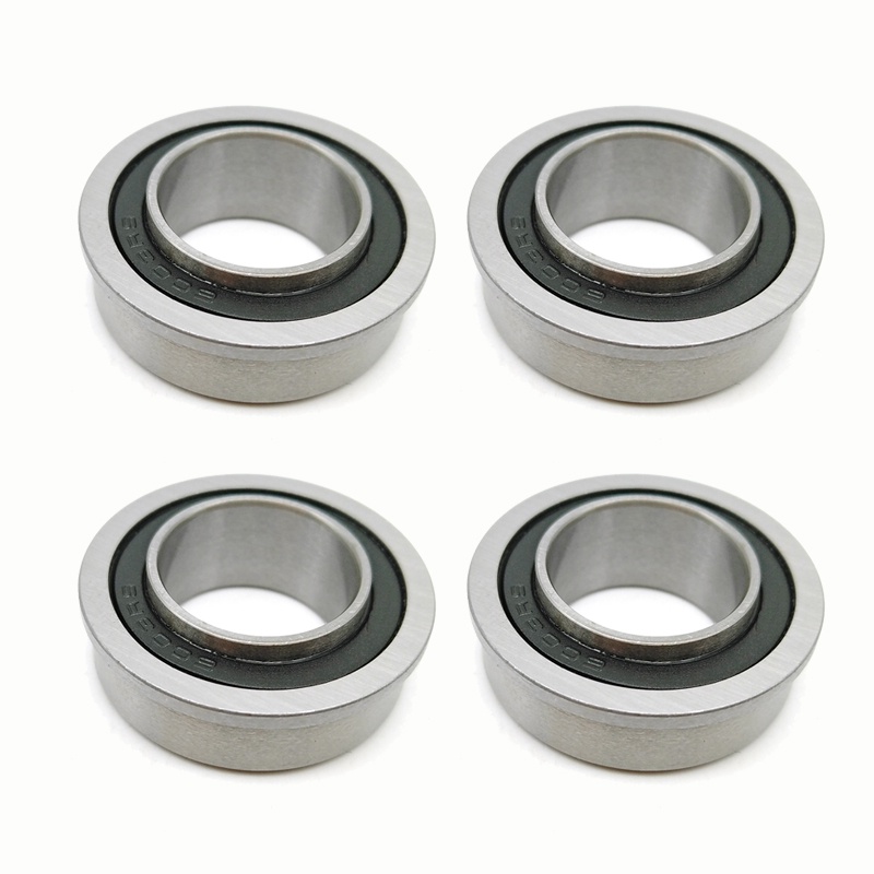 3 Shape 10 Cuscinetti A Sfera Flangiati F693ZZ 3x8x4 Mm - Miniatura, Per Applicazioni Di Precisione Filo Spinato Zincato