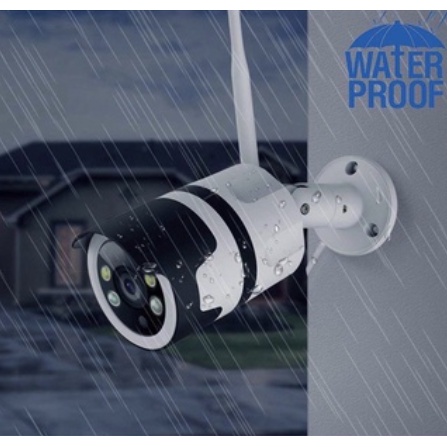 Xiao MI I9 CCTV Outdoor Wifi IP Security Camera Cam 1080P FHD Full Color & IR Night Vision กล้องวงจรปิดกันน้ำ