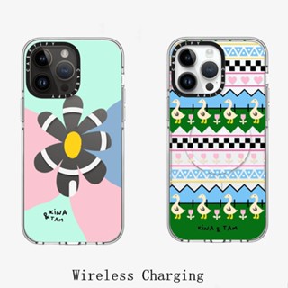 ของแท้ เคสโทรศัพท์มือถือ PC อะคริลิคแข็ง ลายเป็ด Wallflower สําหรับ iPhone 14 14Pro 11 12 13 Pro Max