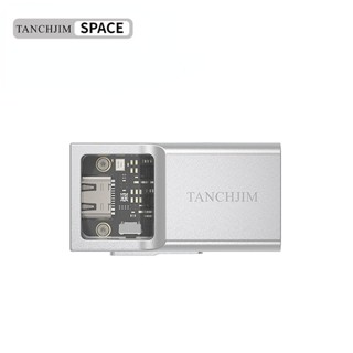 Tanchjim SPACE เครื่องขยายเสียงหูฟัง ชิป TYPE-C เป็น 3.5+4.4 มม. แบบพกพา Mini USB DAC AMP dual CS43131 DSD256 PCM768