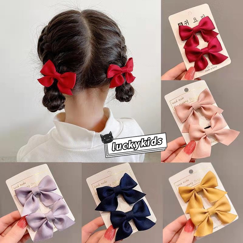 2ชิ้น/เซ็ตหวานเด็กสาวกุทัณฑ์กิ๊บน่ารักเด็กสาวลูกอมสีbbคลิปอุปกรณ์ผม