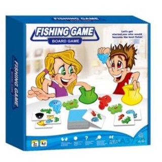 fishing game เกมตกปลา board game เกมทายรูปทรง พร้อมส่งจากไทย