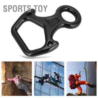 BSports ฟิกเกอร์ 25KN 8 Word Rope Descender Rappel Ring Rock Climbing Rescue Gear ของเล่นสําหรับเด็ก