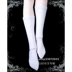 【ถุงเท้า Bjd】ถุงเท้า DW 1/3 1/4bjd/SD สีขาว 1/3 และ 1/4