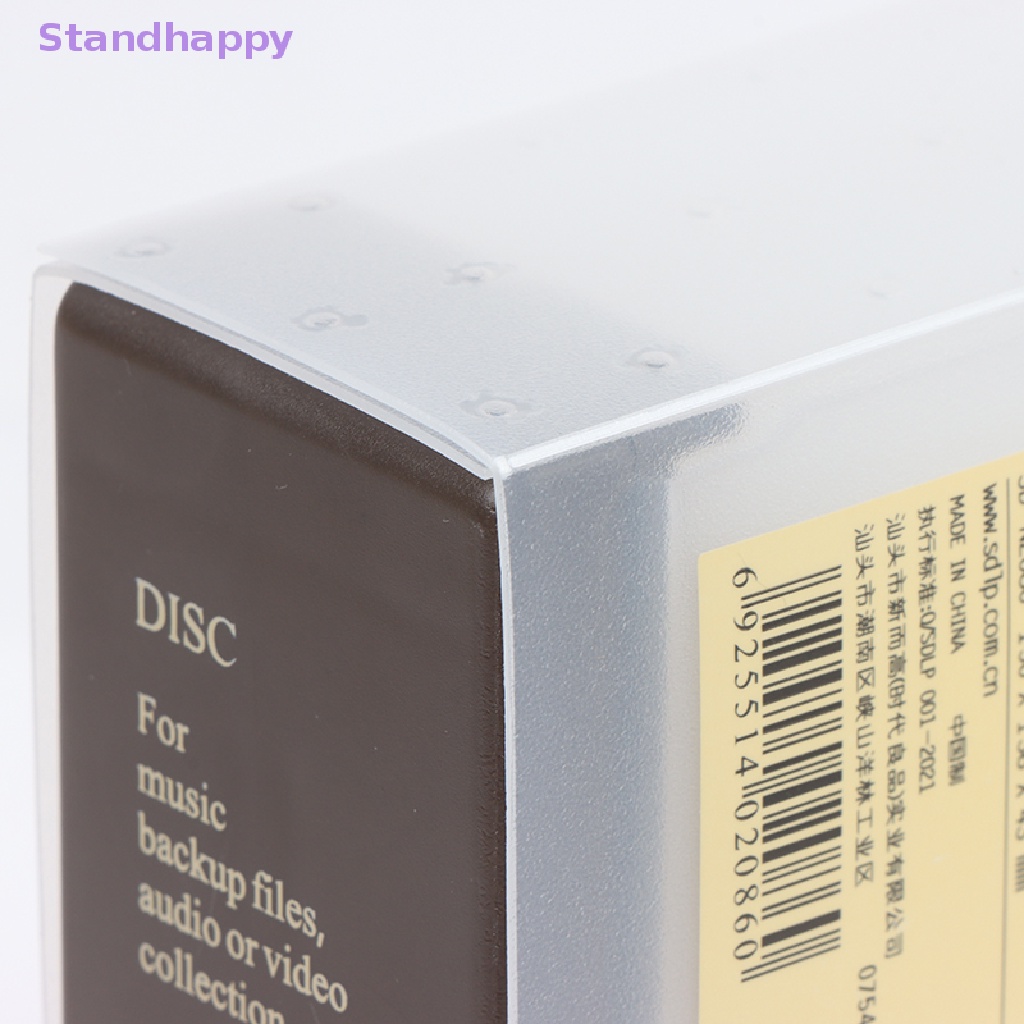Standhappy ใหม่ กล่องเก็บแผ่น CD DVD แบบแข็ง ความจุ 24 แผ่น #8