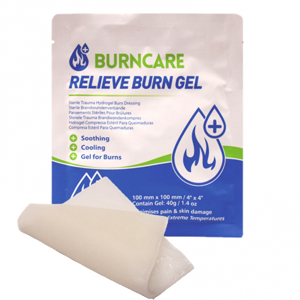 Burn Dressing Emergency Burn Care Gel Cooling Soothing & Protective Hydrogel Wound Dressing Water Ge