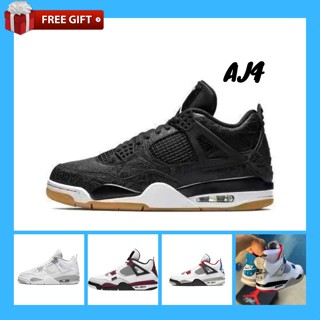 รองเท้าผ้าใบลําลอง รุ่น Nike Aj4 Air Jordan 4 Aj Sepatu Lelaki Perempuan Pria สําหรับผู้ชาย และผู้หญิง 2022