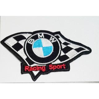 bmw racing car ตัวรีดเสื้อ ตัวปัก อาร์มติดเสื้อ ปักเสื้อผ้าได้ งาน DIY