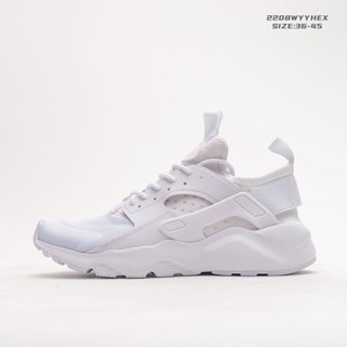 Nike Huarache Run；819685-001 รองเท้าวิ่งเรียบจริงรับประกันคุณภาพ2022003