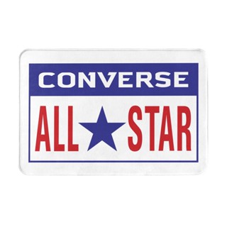 Converse All Star พรมปูพื้นห้องน้ํา กันลื่น ดูดซับน้ําได้ดี แห้งเร็ว พรมเช็ดเท้า ผ้าสักหลาด กันลื่น 16x24 นิ้ว Re