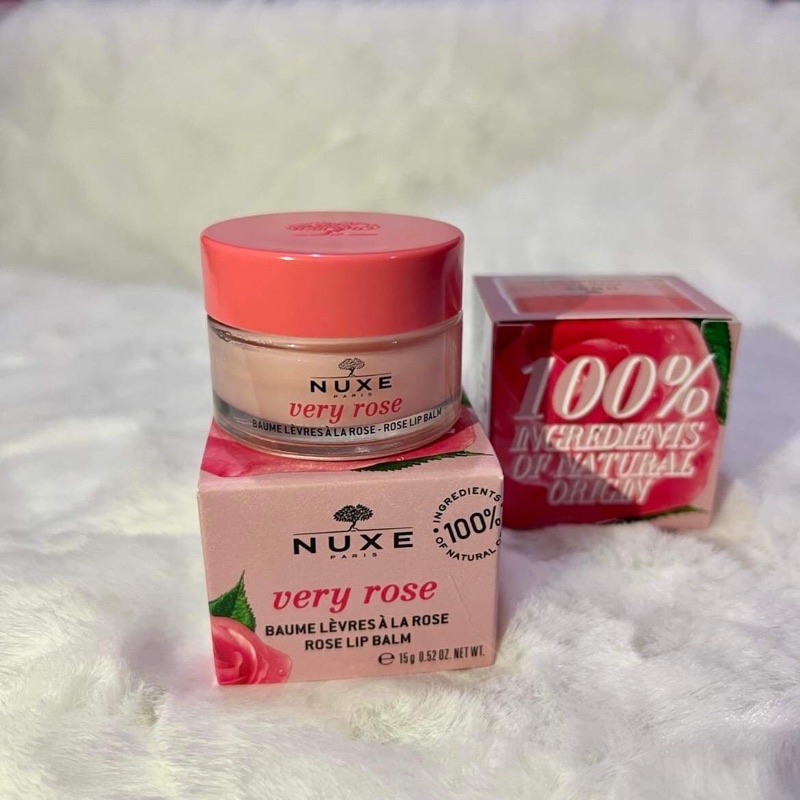 (พร้อมส่ง) Nuxe Very Rose Extract Lip Balm,Honey Lip Balm,Sweet Lemon Lip Balm ขนาด 15 กรัม