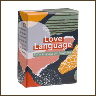 การ์ดเกมสนทนา Love Language Couples Conversation Partner 150 คําพูดเริ่มต้น พร้อมธีมหลายรูปแบบ สําหรับ tdeth