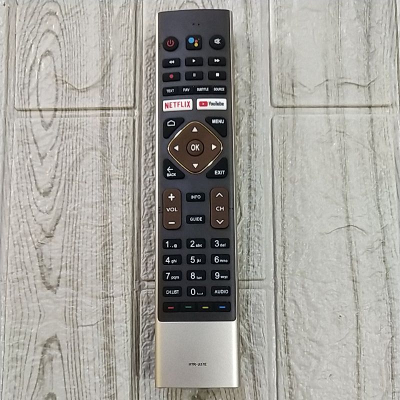 รีโมท TV HAIER รุ่น HTR-U27E (LE 50-75 K6600UG/LE 50-65 U6900UG) ตามภาพใส่ถ่านใช้งานได้เลย