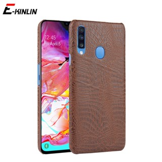 เคสโทรศัพท์มือถือพลาสติกแข็ง ลายหนังจระเข้ แฟชั่น สําหรับ Samsung Galaxy A10 A10s A30 A30s A50 A50s A70 A70s A80 A90 5G