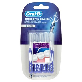 ORAL-B ออรัล-บี แปรงซอกฟัน อินเตอร์เดนทัล บรัช แพ็ค 10 ชิ้น