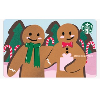 บัตร Starbucks ลาย Gingerbread (2022) / บัตร Starbucks (บัตรของขวัญ / บัตรใช้แทนเงินสด)