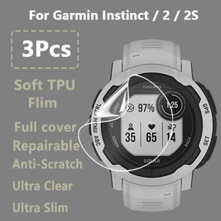 2/3/5/10 ชิ้น สําหรับ Garmin Instinct 2 2S สมาร์ทวอทช์ ใส บาง ป้องกันหน้าจอ นิ่ม TPU ซ่อมได้ ฟิล์มไฮโดรเจล - ไม่ใช่กระจกนิรภัย