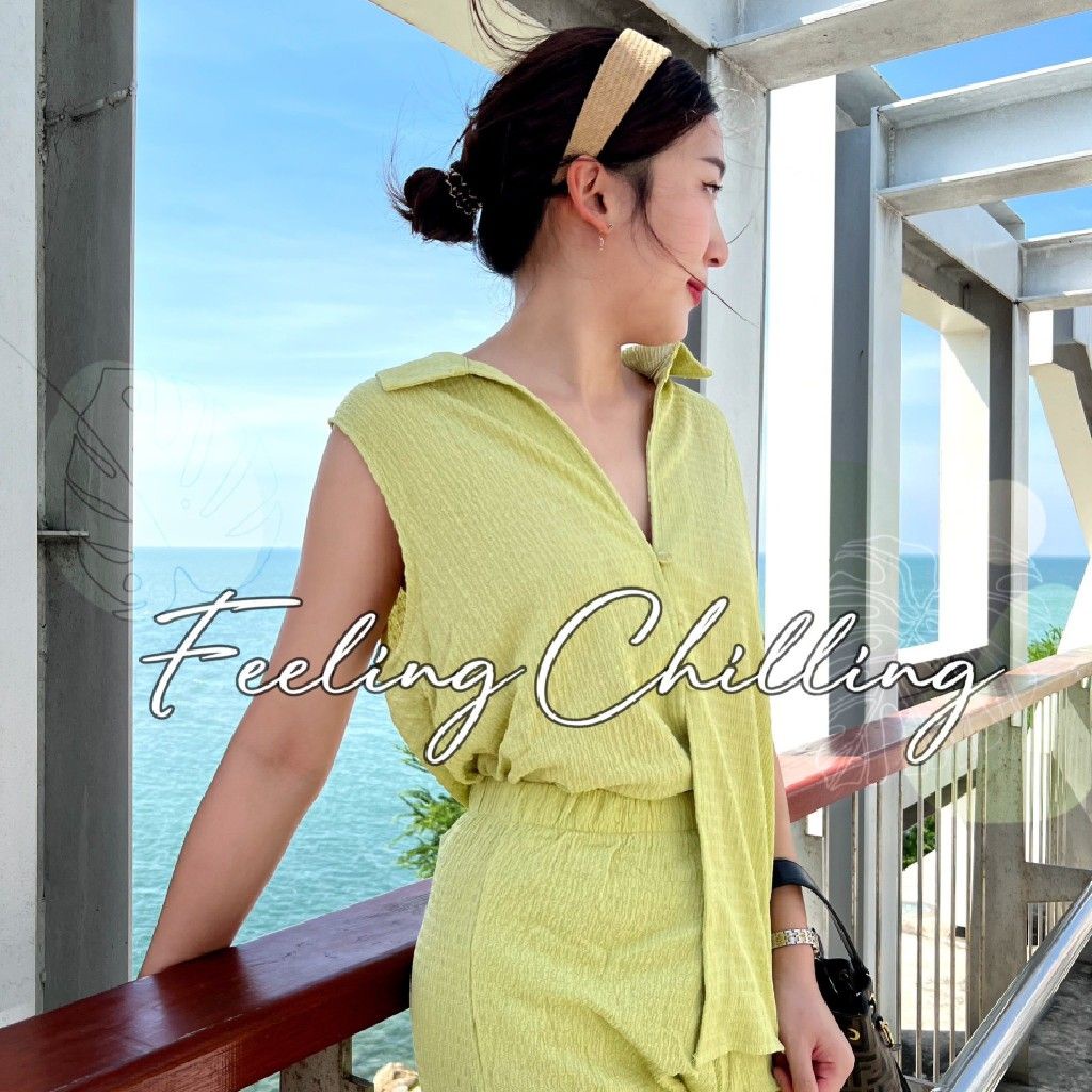 พร้อมส่ง🍀ชุดเซ็ต Feeling Chilling🍀 #ATD0008