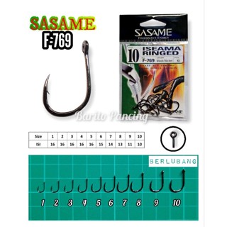 Sasame Iseama Ringed F-769 ตะขอเบ็ดตกปลา ผลิตในญี่ปุ่น