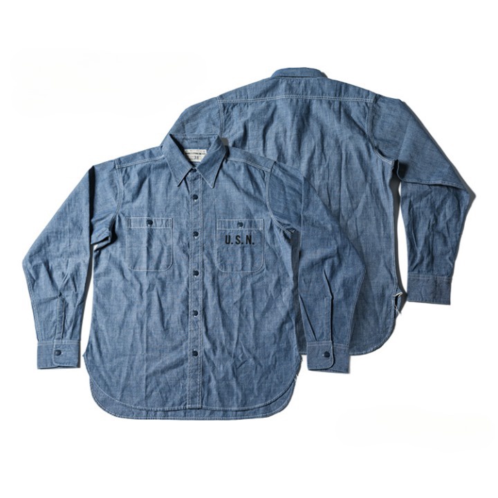 USN Selvedge Chambray Work Shirt #2
