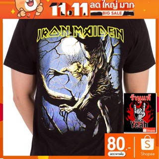 เสื้อวง Iron Maiden เสื้อผ้าแฟชั่น ไอเอิร์นเมเดน ไอร่อน เสื้อวินเทจ เสื้อยืดผช เสื้อวินเทจ RCM387