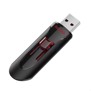 32GB Flash Drive SANDISK CRUZER GLIDE (SDCZ600) USB 3.0 Black รับประกัน 5Y ออกใบกำกับภาษีได้