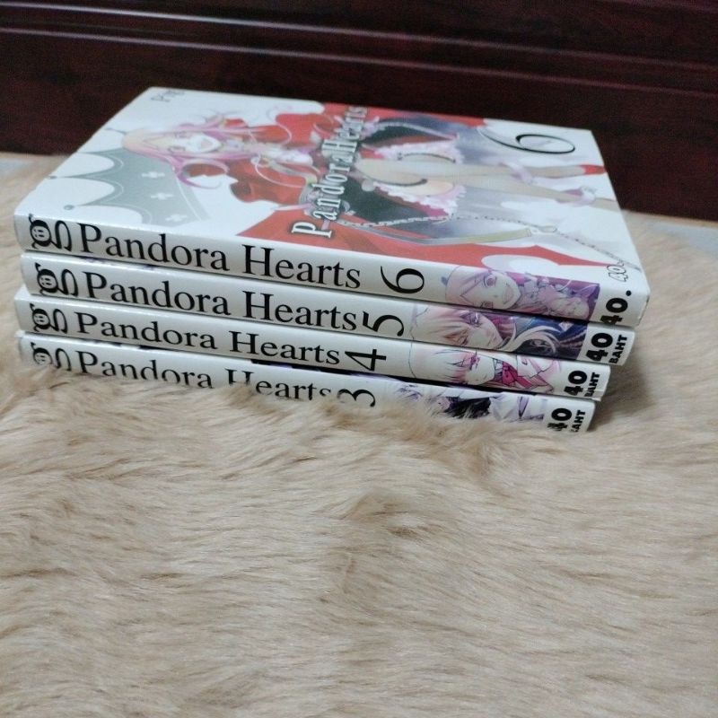การ์ตูนญี่ปุ่น#แพนโดร่า ฮาร์ทส์/Pandora Heartsมีเล่ม3-ล.6(ขายแยก)(มือสองสภาพดี)