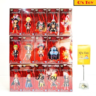 [ส่งฟรี] Set Film Red Vol.1-3 [มือ 1] WCF ของแท้ - 15 Characters Vol.1-3 Onepiece Film Red WCF Banpresto Bandai Onepiece