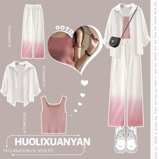 เสื้อผู้หญิงเดี่ยว/ชุด พลัสไซส์ ผู้หญิง สามชิ้น