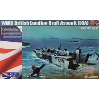 GECKO 35GM0080  WWII BRITISH LANDING CRAFT ASSAULT [LCA] [1/35]