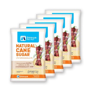 มิตรผล น้ำตาลอ้อยธรรมชาติ 1KG ยกแพ็ค 5ถุง MITR PHOL NATURAL CANE SUGAR