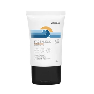 ☀️🌴🍉 ครีมกันแดด PASSUN Tinted Face/Neck Sunscreen SPF50 PA+++ 30g Reef-Safe สีเนื้อ ไม่ทำร้ายปะการัง ดำน้ำ อ่อนโยน