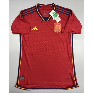 เสื้อบอล เพลเย่อ ทีมชาติ สเปน เหย้า 2022 Player Spain Home World Cup บอลโลก 2022 ผ้าทอเกรดดีที่สุด