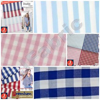 JFabric ผ้าปลายไม้ ผ้าญี่ปุ่น ราคาพิเศษ ผ้าคอตตอน ผ้าลายสก็อ…