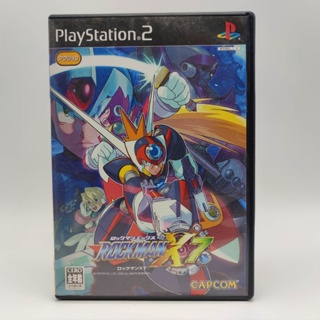 ROCKMAN X7 แผ่นสภาพดี มีใบ ปณ แผ่นแท้ PlayStation 2 [PS2] มีกล่องใสสวมช่วยเก็บระยะยาวให้ด้วย