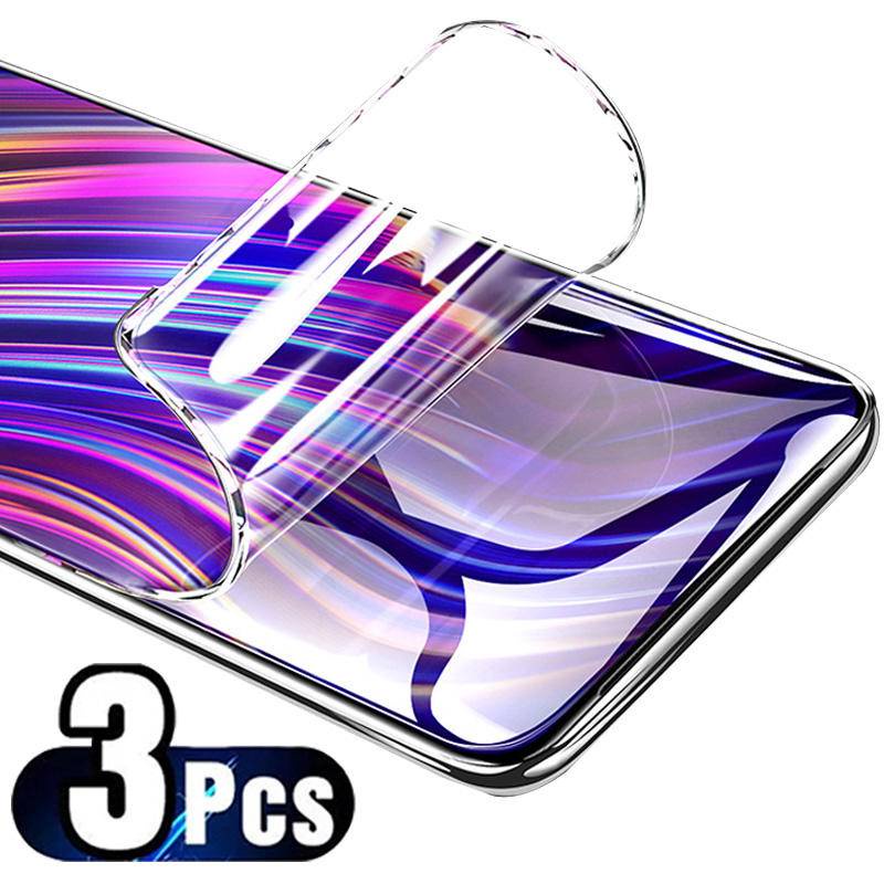 3Pcs HD Hydrogelฟิล์มสําหรับOPPO Realme C3 C11 C12 C15 C17 C2 C20 C20A C21Y C21 C25 C25Y C25s C35 เจ