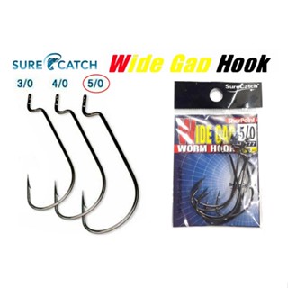 เบ็ดเท็กซัส เบ็ดเกี่ยวหนอนยาง ปลายาง  5/0 SURECATCH WORM HOOK