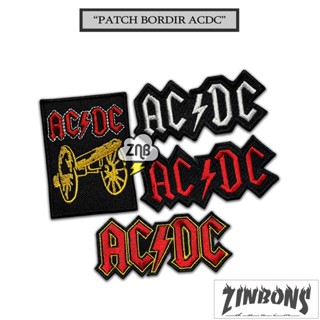 เสื้อแจ็กเก็ต ปักลายตราสัญลักษณ์ Acdc สุดเท่