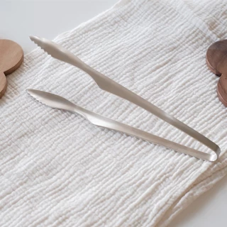 Omocha - Stainless steel food tongs : ที่คีบ ที่คีบเนื้อย่าง ที่คีบสแตนเลส