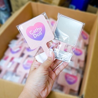 1ชิ้น💟 สีชมพู💟  กระจกพกพา กระจกส่องหน้า  CATHY DOLL  สุดน่ารัก จับถนัดมือ [ของแท้รับตรงจากบริษัท]