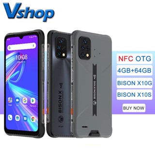 UMIDIGI BISON X10G X10S IP68/IP69K Rugged Mobile Phone 4GB RAM 64GB ROM 6150mAh 6.53&amp;quot; Android 11 Smartphone OTG NFC Cellphone