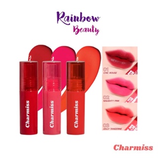 Charmiss Tattoo Matte Tint 2.2 g. ทิ้นท์เนื้อน้ำสีสด ปาดเดียวจบ ไม่ต้องเติม ลิปเนื้อแมทท์ ติดทนพิเศษ สบายปาก ไม่ตกร่อง