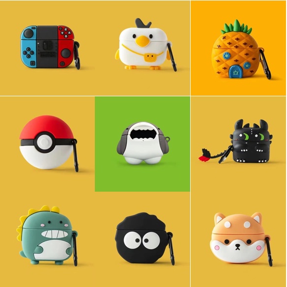 ลูกถ่านหินการ์ตูนน่ารักและพายสําหรับหูฟัง Huawei Honor X3i ปลอกหูฟังแบบนุ่ม