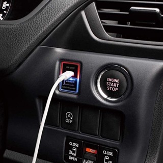 YAC ชุดช่องชาร์จ USB Type-C และ ปกติ ตรงรุ่น Toyota นำเข้าจากประเทศญี่ปุ่น