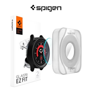 Spigen Galaxy Watch 5 Pro ฟิล์มกระจกนิรภัยกันรอยหน้าจอ สําหรับ Galaxy Watch EZ FIT GLAS.tR (2 แพ็ค/45 มม.)