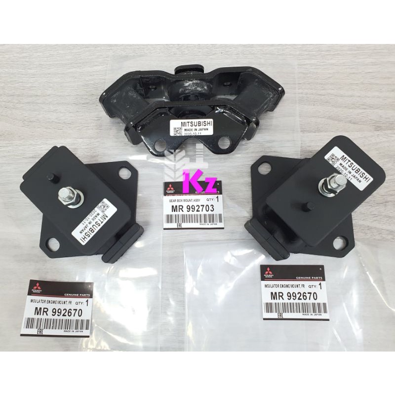 MITSUBISHI TRITON LITE 2.5 4D56 I4-T AUTO/ MANUAL 2WD 2005 - 2015 - 3 IN 1 SET - ENGINE MOUNTING KIT
