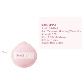 Pinkflash พัฟแต่งหน้า แป้งพัฟ เครื่องสําอางนุ่ม เบาะลม ความงาม สัมผัสสบาย Marshmallow หยดน้ําตา เครื่องมือสองด้าน ใช้พัฟ เบาะลม