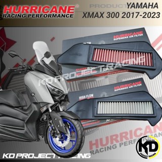 กรองอากาศ Hurricane แบบสแตนเลส For Yamaha XMAX300 2017-2023