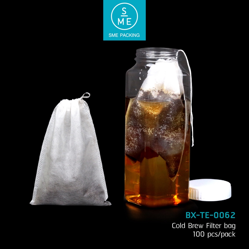 SME Packing | ถุงกรองสำหรับกาแฟ แพ็ค 100 ชิ้น (Cold Brew Filter Bag) ขนาด 11*15 Cm - รูปที่ 5